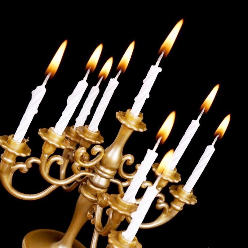 Holiday Candle Set - 2026 9개/세트 양초와 캔들스틱 브래킷 케이크