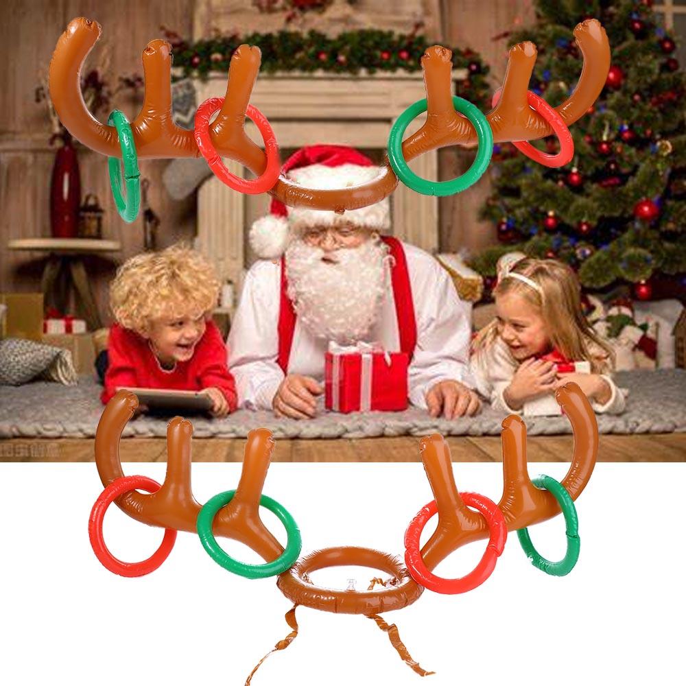 Reindeer Antlers Headband - 재미있는 새해 선물 축제 루돌프 야외