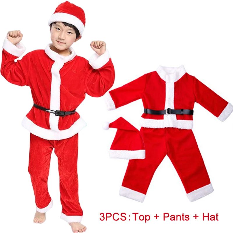 Elf Costume Christmas - 새해 어린이 산타 클로스 의상 코스프레