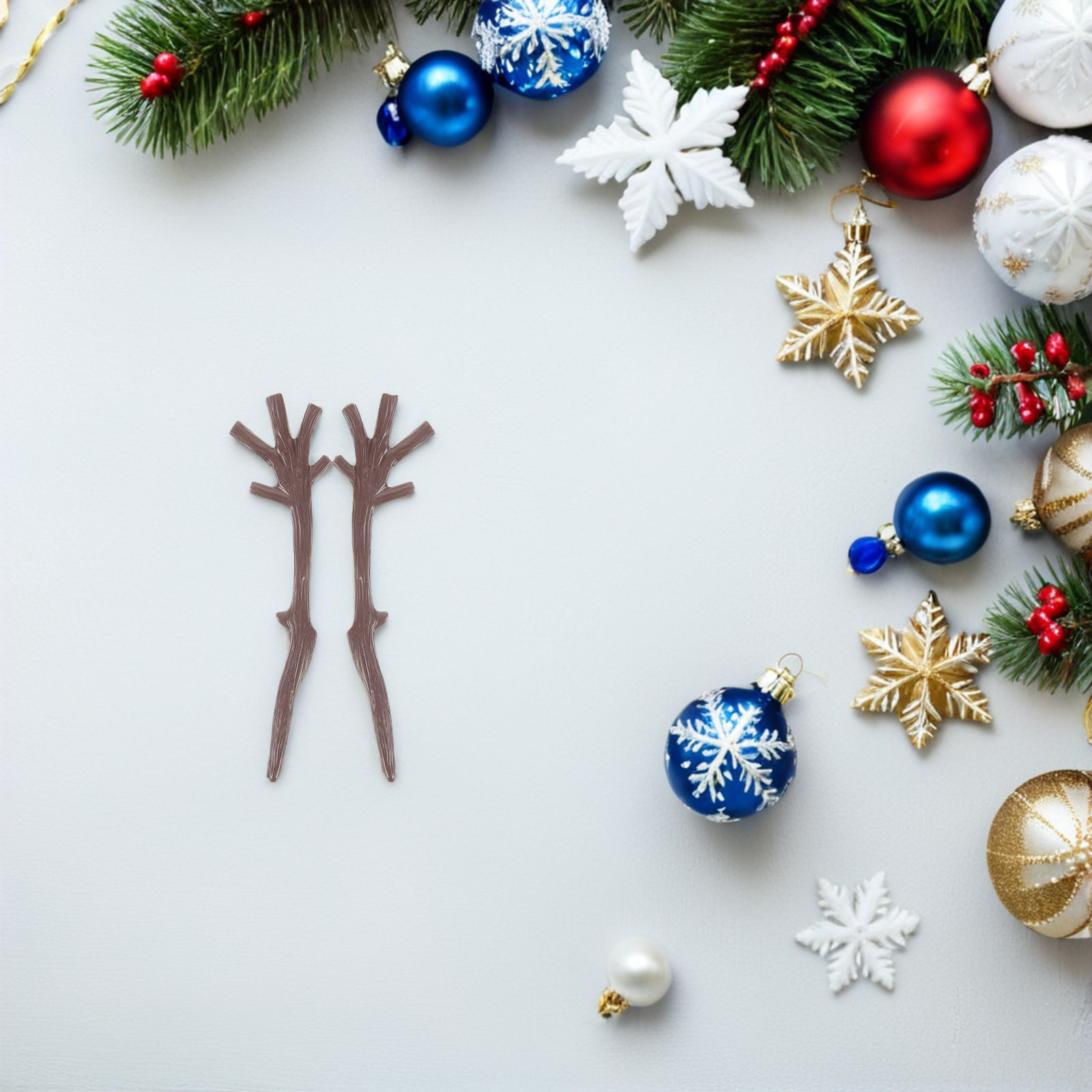 Christmas Tree Artificial - 200Pcs 크리스마스 인공 뿔 말린 나무