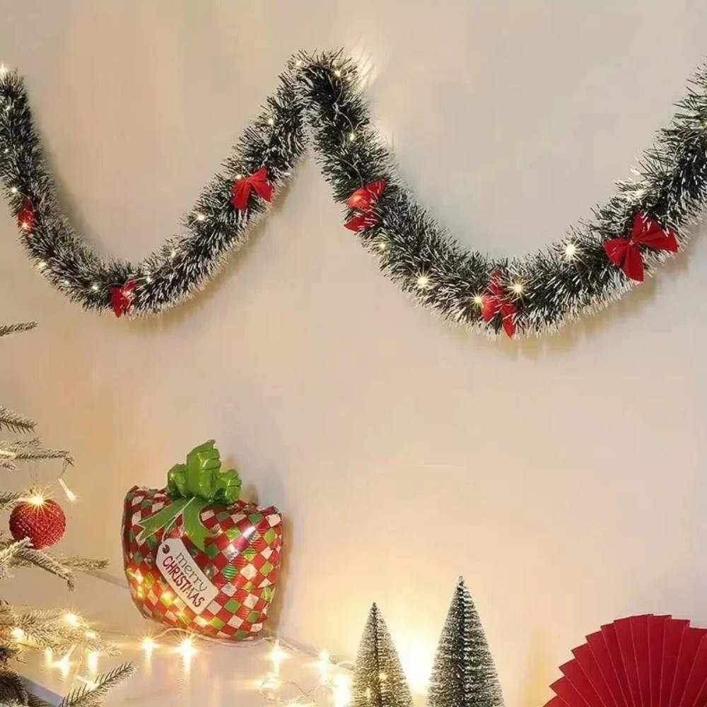 크리스마스 테슬 가랜드 인공 크리스마스 가랜드 LED  - Led Fairy String Lights 리뷰 및 가격