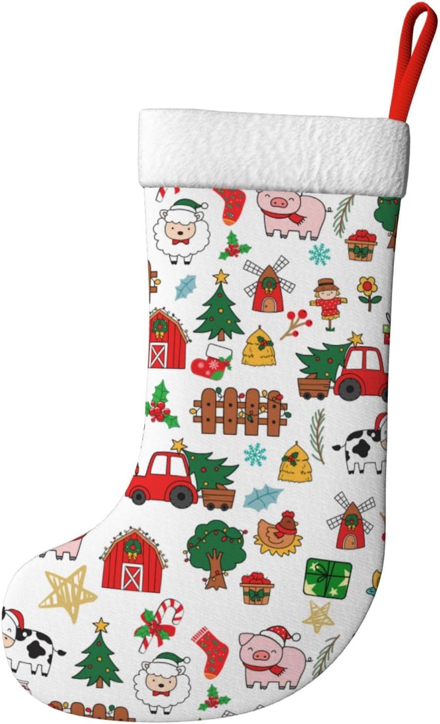 농장 동물 크리스마스 양말 선물 맞춤형 대형 크리스마스 - Christmas Stocking Hanging 리뷰 및 가격