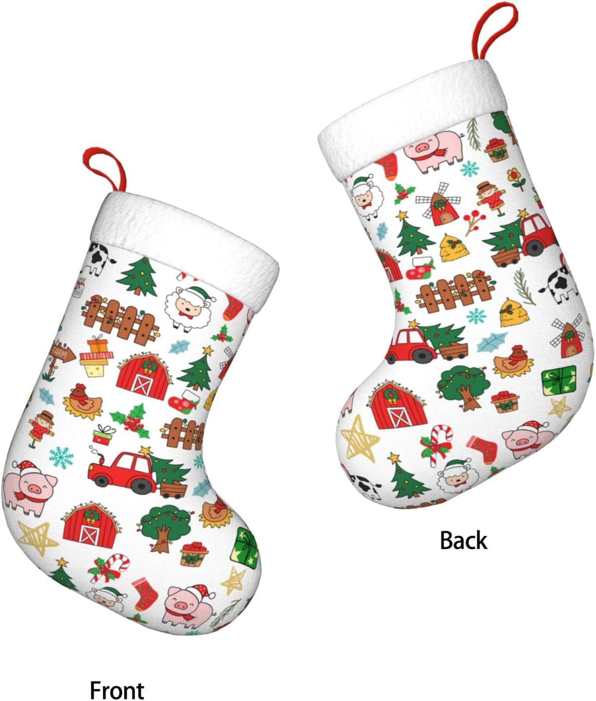 농장 동물 크리스마스 양말 선물 맞춤형 대형 크리스마스 - Christmas Stocking Hanging 리뷰 및 가격