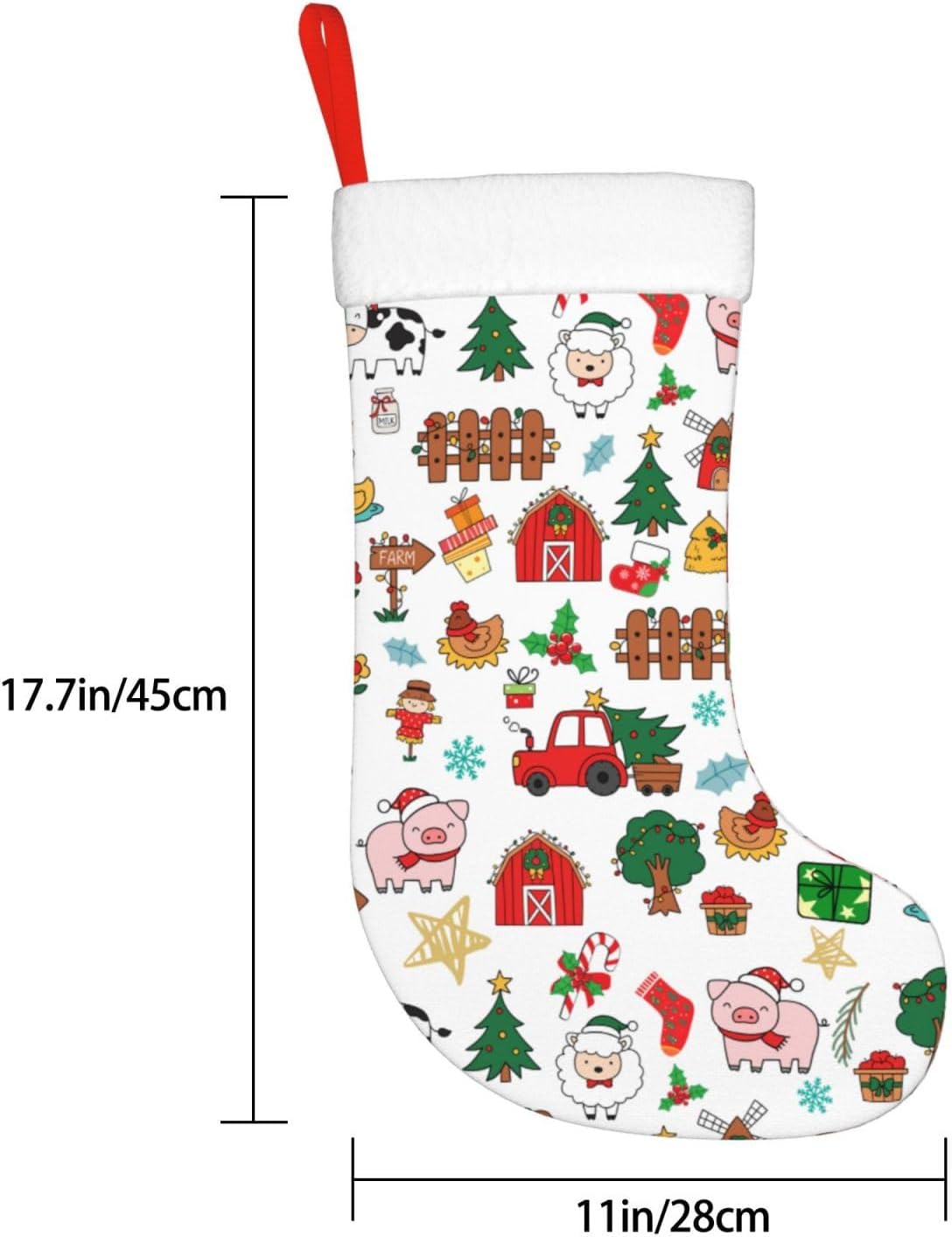 농장 동물 크리스마스 양말 선물 맞춤형 대형 크리스마스 - Christmas Stocking Hanging 리뷰 및 가격