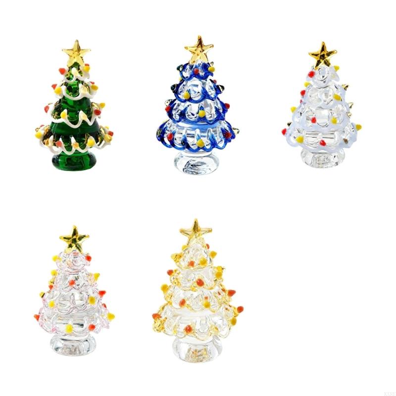 휴일 탁상 장식, 돌출된 갈랜드가 있는 유리 미니어처  - Star Tree Topper 리뷰 및 가격
