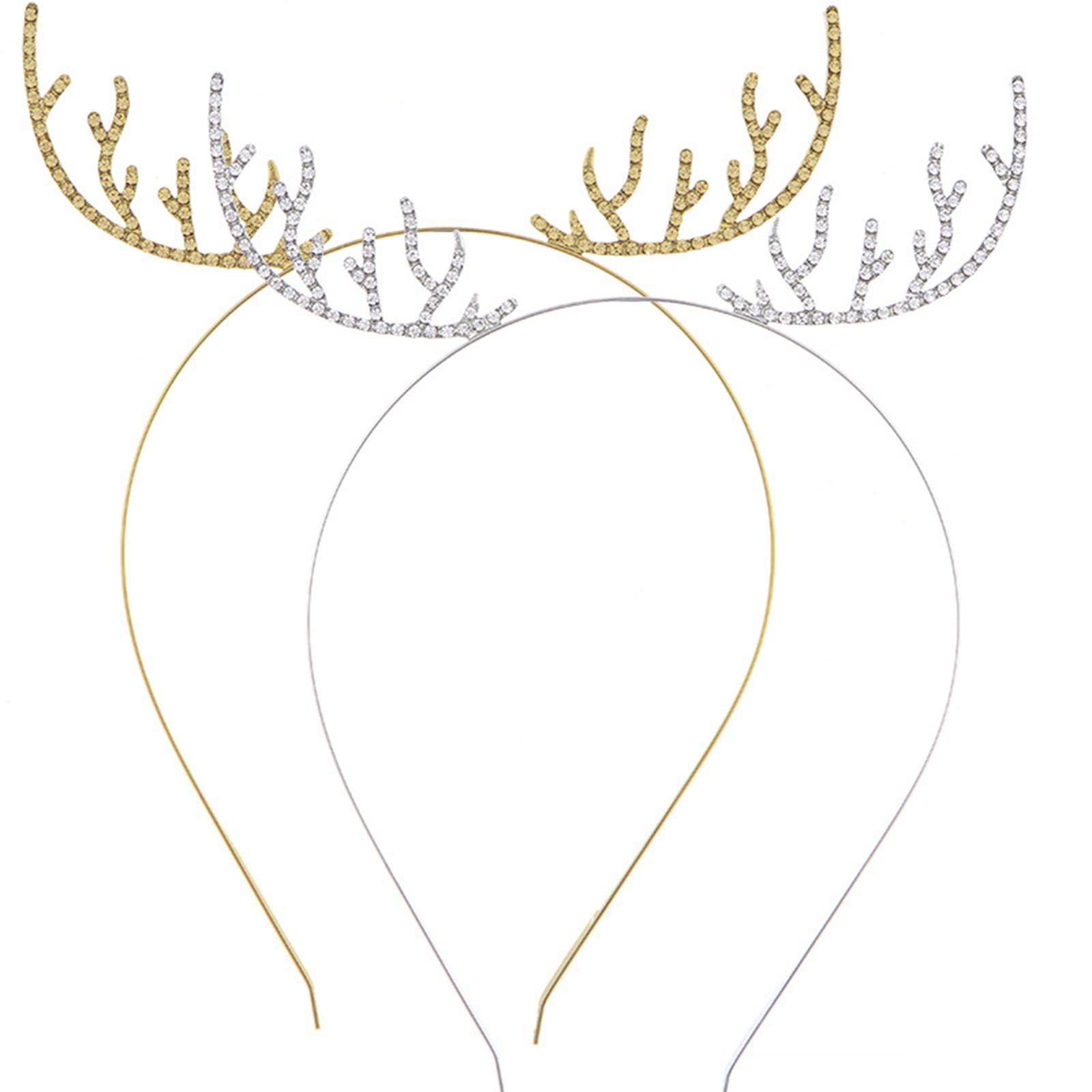 뿔 장식 머리띠 헤드피스 헤드웨어 반짝이 크리스마스 라 - Reindeer Antlers Headband 리뷰 및 가격