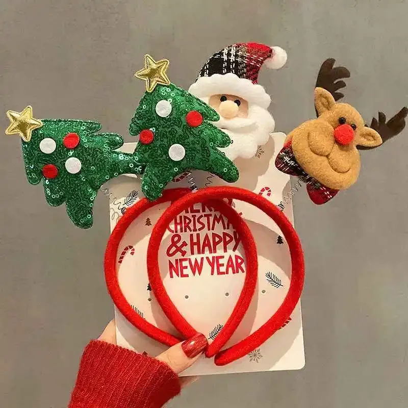10개 크리스마스 헤어밴드 파티 크리스마스 뿔 머리띠  - Reindeer Antlers Headband 리뷰 및 가격