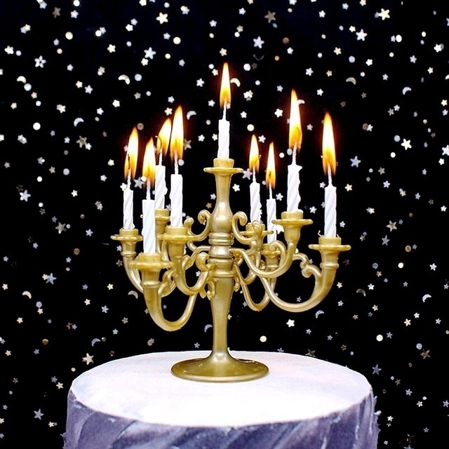 2026 9개/세트 양초와 캔들스틱 브래킷 케이크 토퍼 - Holiday Candle Set 리뷰 및 가격