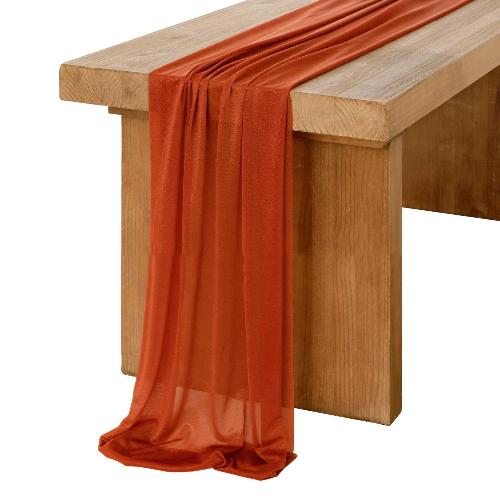 시폰 화이트 테이블 러너 테이블 세팅, 세미 쉬어, 빈 - Christmas Table Runner 리뷰 및 가격