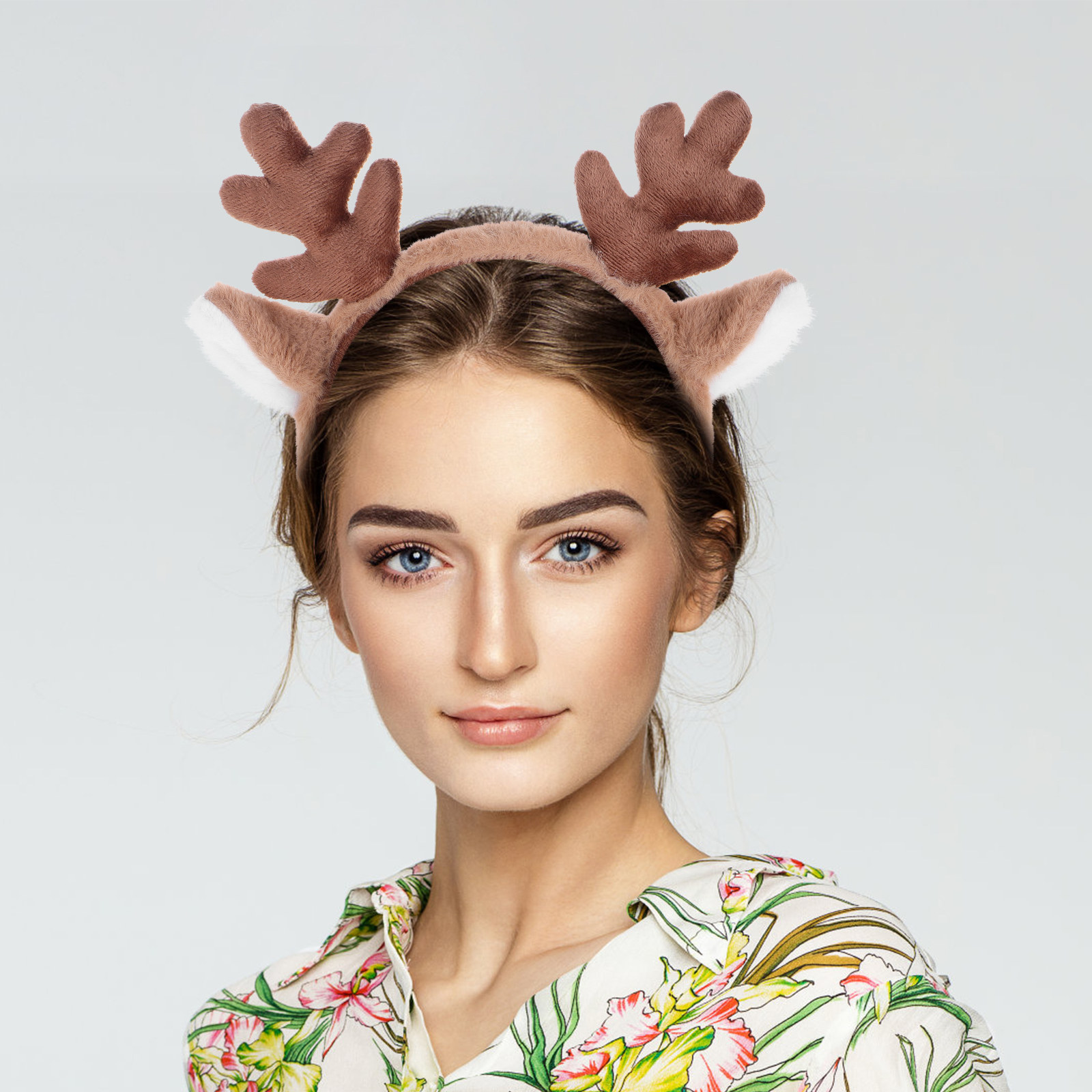 크리스마스 머리띠 순록 뿔 사슴 귀 헤어 액세서리 편안 - Reindeer Antlers Headband 리뷰 및 가격