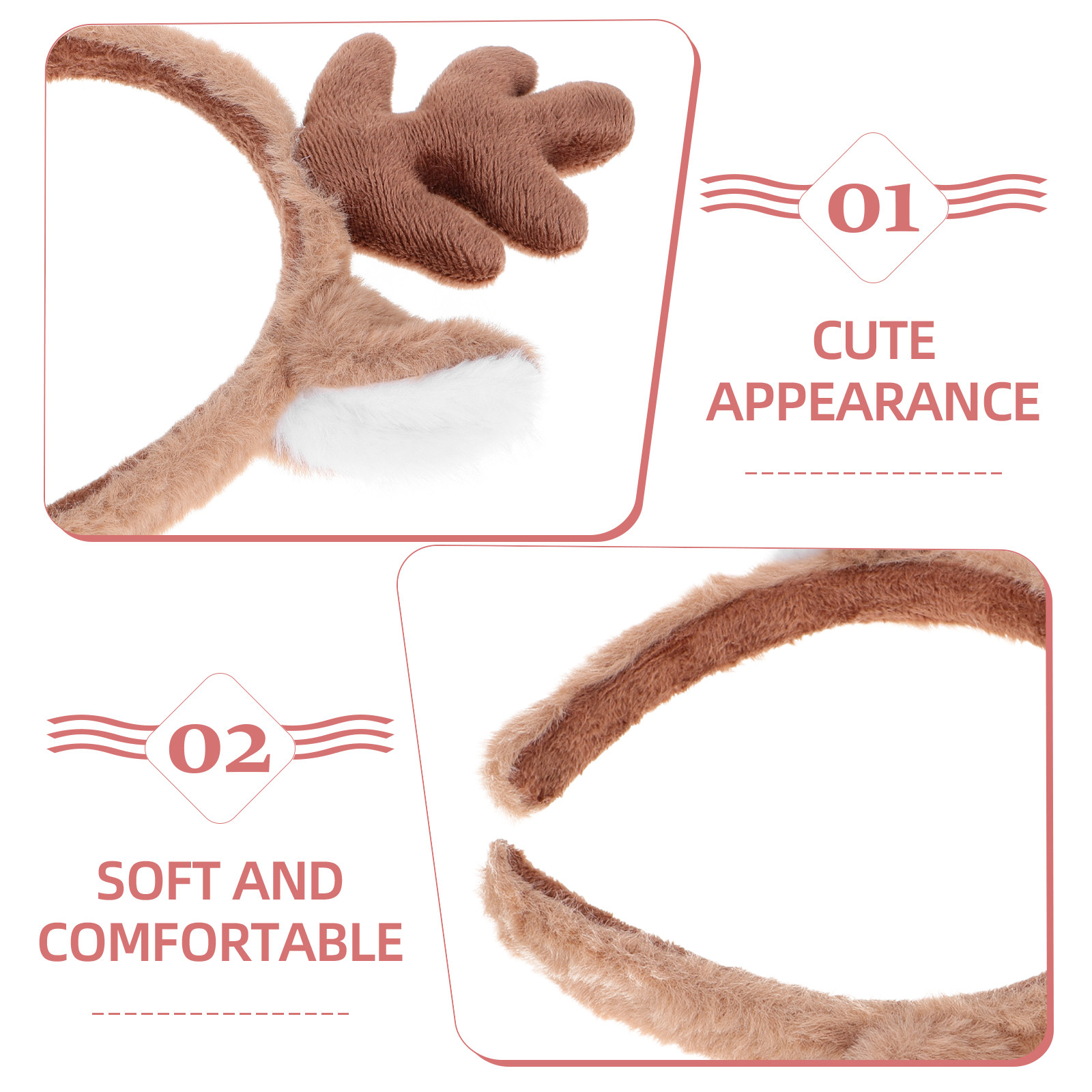 크리스마스 머리띠 순록 뿔 사슴 귀 헤어 액세서리 편안 - Reindeer Antlers Headband 리뷰 및 가격
