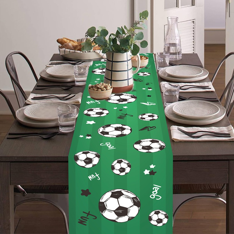 1pc 축구/축구 파티 테이블 플래그 테이블 센터 피스 - Christmas Table Runner 리뷰 및 가격