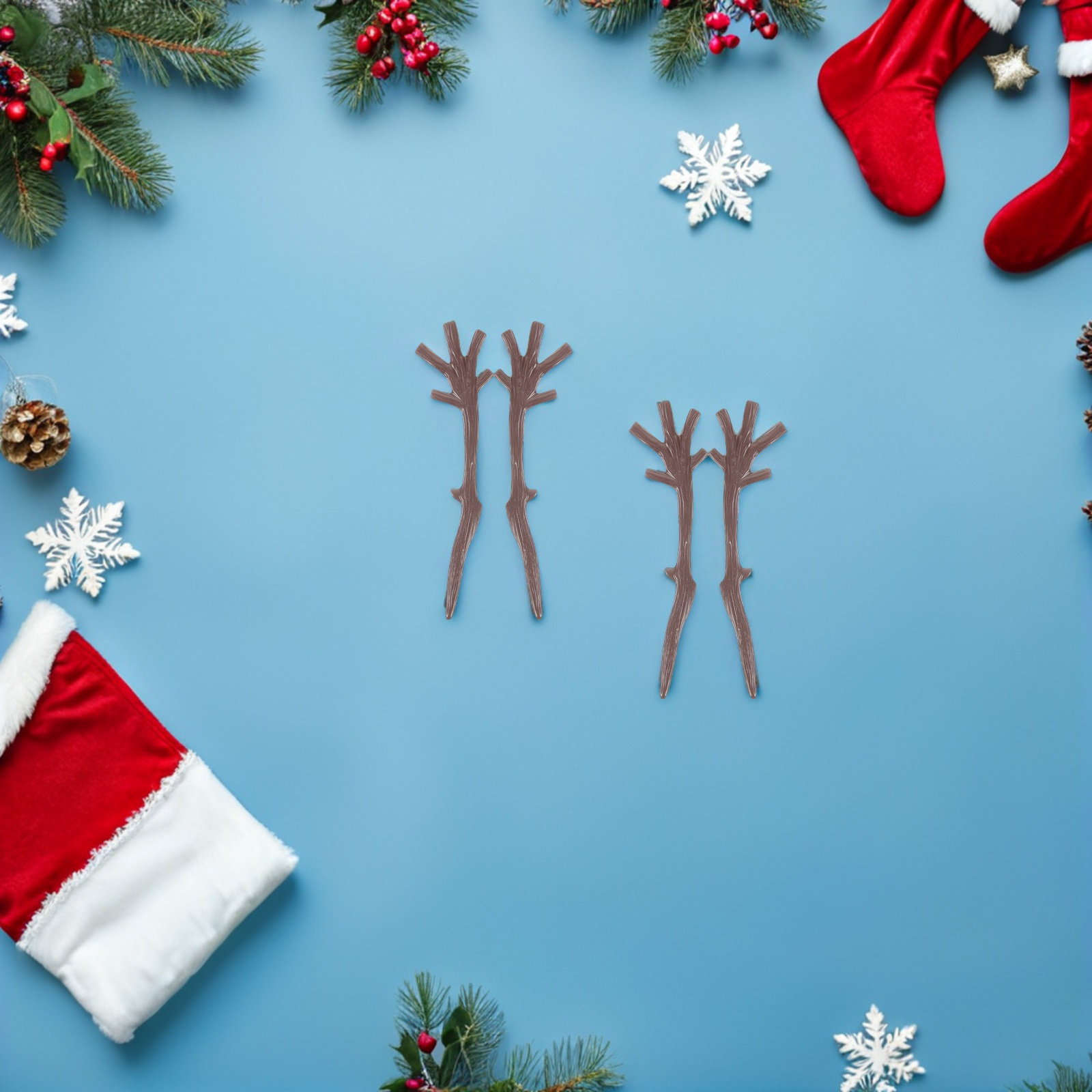 200Pcs 크리스마스 인공 뿔 말린 나무 가지 플라스 - Christmas Tree Artificial 리뷰 및 가격
